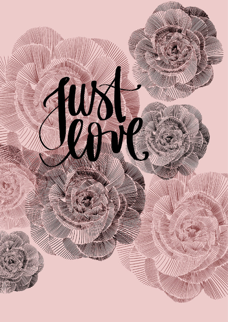 Plakat "Just love"
